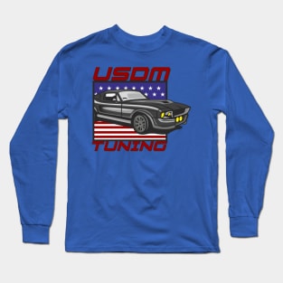 USDM TUNING Car Birthday Gift T-Shirt USA Long Sleeve T-Shirt